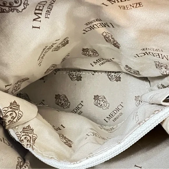 I MEDICI FIRENZE RARE NWT BURGUNDY LEATHER BAG - Made in Italy - Picture 10 of 11